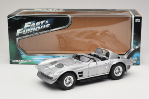 Chevrolet Corvette Grand Sport Stříbrný Fast & Furious Greenlight 1:18 12842 Kov – obrázek 6 z 6