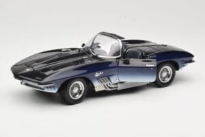 Chevrolet Corvette Mako Shark Tmavě Modrý UT Models 1:18 21061 Kov – obrázek 2 z 8