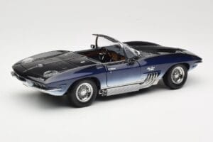 Chevrolet Corvette Mako Shark Tmavě Modrý UT Models 1:18 21061 Kov – obrázek 3 z 8