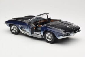 Chevrolet Corvette Mako Shark Tmavě Modrý UT Models 1:18 21061 Kov – obrázek 5 z 8