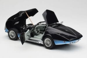Chevrolet Corvette Manta Ray Modrý AUTOart 1:18 71041 Kov – obrázek 5 z 8