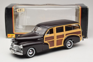 Chevrolet Fleetmaster Woody Černý Maisto 1:18 56043 Kov – obrázek 8 z 8