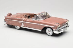 Chevrolet Impala Kabriolet Hnědý Motormax 1:18 73112 Kov – obrázek 6 z 8