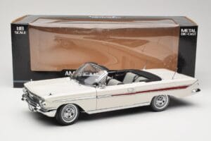 Chevrolet Impala Kabriolet Bílý Sun Star 1:18 3405 Kov – obrázek 8 z 8