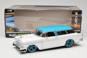 Chevrolet Nomad Bílý Maisto 1:18 32613 Kov – obrázek 8 z 8