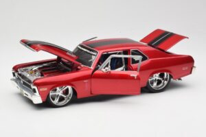 Chevrolet Nova SS Coupe Červený Maisto 1:18 31083-M1 Kov – obrázek 2 z 8