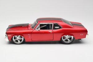 Chevrolet Nova SS Coupe Červený Maisto 1:18 31083-M1 Kov – obrázek 4 z 8