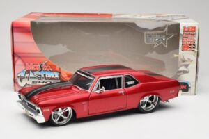 Chevrolet Nova SS Coupe Červený Maisto 1:18 31083-M1 Kov – obrázek 8 z 8