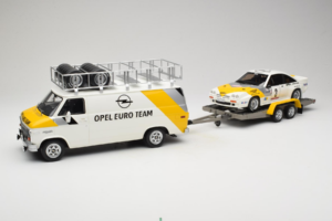 Opel Manta 400 Group B Rally Tour de Corse 1984 S Chevrolet G30 Servisním Vozem Otto 1:18 OT491 Pryskyřice – obrázek 3 z 13