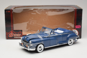 Chrysler New Yorker Modrý Signature Models 1:18 CT-68629 Kov – obrázek 6 z 6