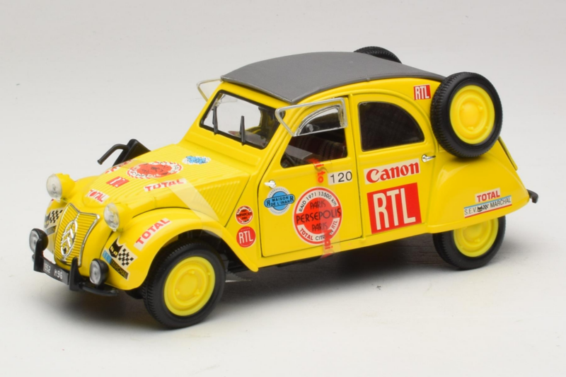 Citroen 2CV Rally Žlutý Maisto 1:18 56032 Kov