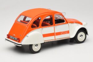 Citroen 2CV Spot Oranžový & Bílý Solido 1:18 421183600 Kov – obrázek 3 z 8