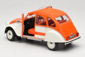Citroen 2CV Spot Oranžový & Bílý Solido 1:18 421183600 Kov – obrázek 5 z 8