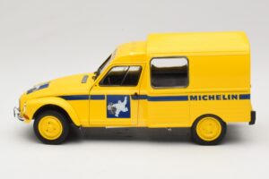 Citroen Acadiane Michelin Žlutý Solido 1:18 S1800406 Kov – obrázek 3 z 6