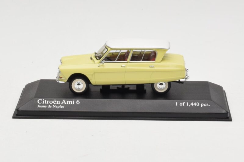 Citroen Ami 6 Žlutý Bílý Minichamps 1:43 400111661 Kov