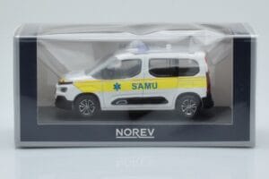 Citroen Berlingo Ambulance SAMU Bílá Žlutá Norev 1:43 155769 Kov – obrázek 4 z 4