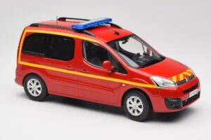Citroen Berlingo II Pompiers Červený Norev 1:18 181641 Kov – obrázek 4 z 6