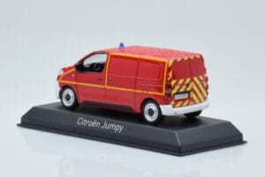 Citroen Jumpy Van Sapeurs Pompiers Červený Norev 1:43 155822 Kov – obrázek 3 z 4