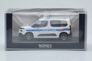 Citroen Berlingo Police Municipale v1 Bílá Modrá Norev 1:43 155767 Kov – obrázek 4 z 4
