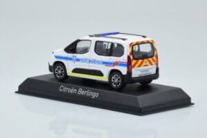 Citroen Berlingo Police Municipale v2 Bílá Modrá Norev 1:43 155768 Kov – obrázek 3 z 4