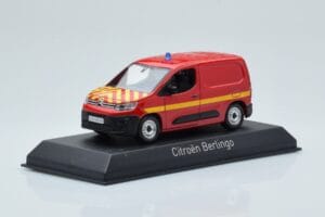 Citroen Berlingo Van Sapeurs Pompiers Červený Norev 1:43 155772 Kov – obrázek 2 z 4