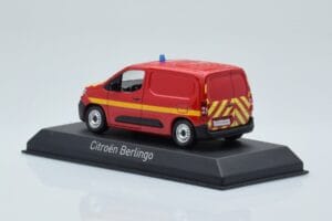 Citroen Berlingo Van Sapeurs Pompiers Červený Norev 1:43 155772 Kov – obrázek 3 z 4