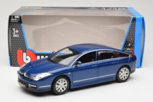 Citroen C6 Modrý Bburago 1:18 18-12073 Kov – obrázek 8 z 8