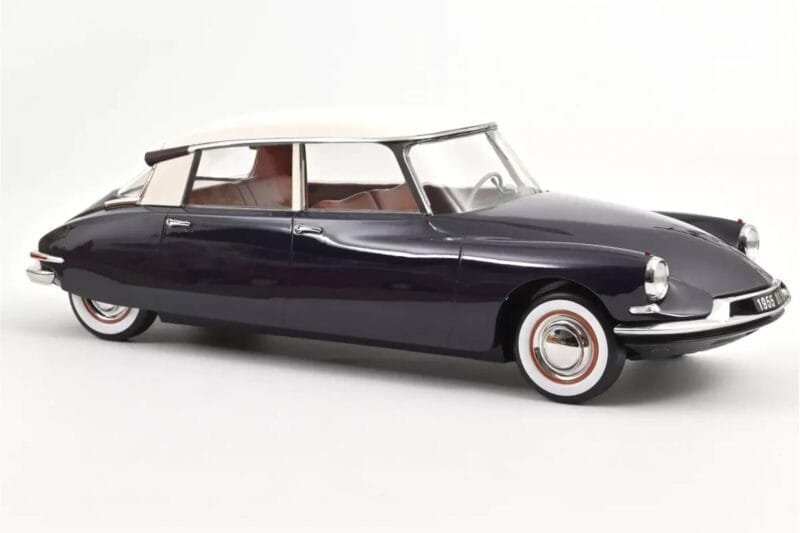 Citroen DS19 Fialový & Champagne Norev 1:12 121579 Kov