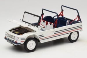 Citroen Mehari Modrý Bílý Červený Norev 1:18 181805 Kov – obrázek 2 z 7