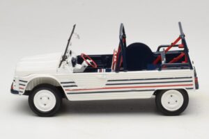 Citroen Mehari Modrý Bílý Červený Norev 1:18 181805 Kov – obrázek 4 z 7
