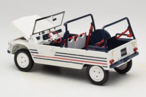 Citroen Mehari Modrý Bílý Červený Norev 1:18 181805 Kov – obrázek 5 z 7