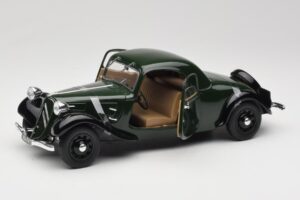 Citroen Traction Avant 11 Coupe Zelený Solido 1:18 8179 Kov – obrázek 2 z 8