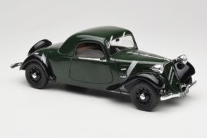 Citroen Traction Avant 11 Coupe Zelený Solido 1:18 8179 Kov – obrázek 6 z 8