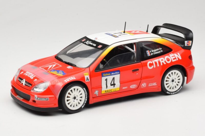 Citroen Xsara T4 WRC #14 P. Bugalski / J-P. Chiaroni WRC 2001 Solido 1:18 9021 Kov