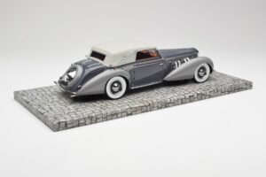 Delage D8 120 Kabriolet Šedý & Tmavě Šedý Minichamps 1:18 107115134 Kov – obrázek 2 z 6