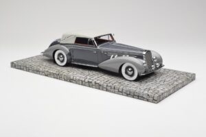 Delage D8 120 Kabriolet Šedý & Tmavě Šedý Minichamps 1:18 107115134 Kov – obrázek 4 z 6