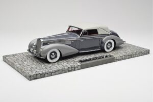 Delage D8 120 Kabriolet Šedý & Tmavě Šedý Minichamps 1:18 107115134 Kov