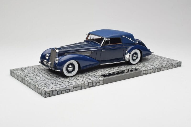 Delage D8-120 Kabriolet Two Tone Modrý Minichamps 1:18 107115132 Pryskyřice