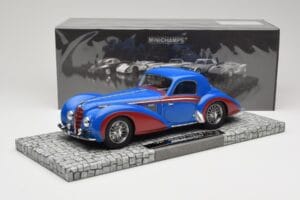 Delahaye Type 145 V12 Coupe Modrý Červený Minichamps 1:18 107116121 Pryskyřice – obrázek 6 z 6