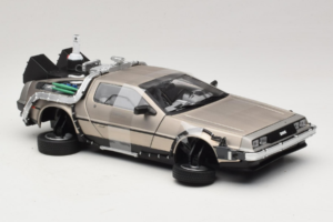 DeLorean DMC-12 Back to the Future Time Machine Sun Star 1:18 2710 Kov – obrázek 4 z 6