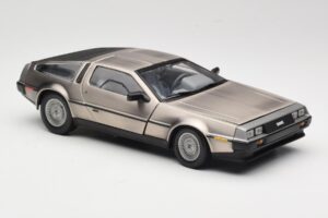 DeLorean DMC-12 LK Stříbrný Sun Star 1:18 2701 Kov – obrázek 6 z 8