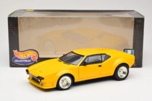 De Tomaso Pantera Žlutý Hot Wheels 1:18 27809 Kov – obrázek 8 z 8