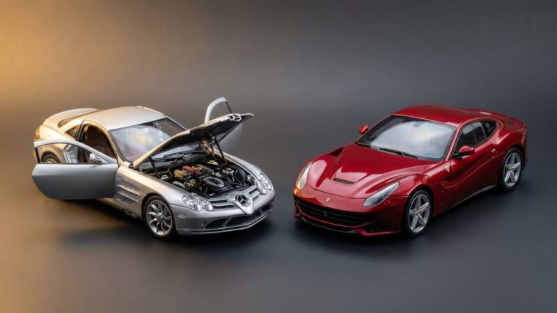 Diecast vs pryskyřice: který model aut koupit?