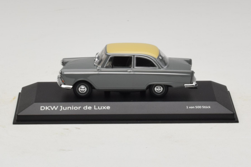 DKW Junior DeLuxe Šedý Minichamps 1:43 A5-5794 Kov