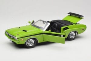 Dodge Challenger Kabriolet Zelený Greenlight 1:18 12803-06G Kov – obrázek 2 z 8