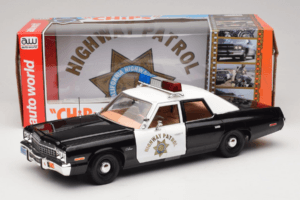 Dodge Monaco Highway Patrol CHiPS Auto World 1:18 AWSS112/06 Kov – obrázek 8 z 8