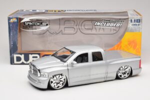 Dodge Ram Tuned Stříbrný Jada 1:18 63162-SM Kov – obrázek 8 z 8