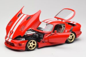 Dodge Viper GTS Červený Bburago 1:18 3075 Kov – obrázek 2 z 8