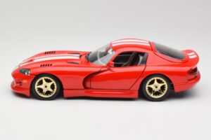 Dodge Viper GTS Červený Bburago 1:18 3075 Kov – obrázek 4 z 8