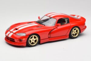 Dodge Viper GTS Červený Bburago 1:18 3075 Kov